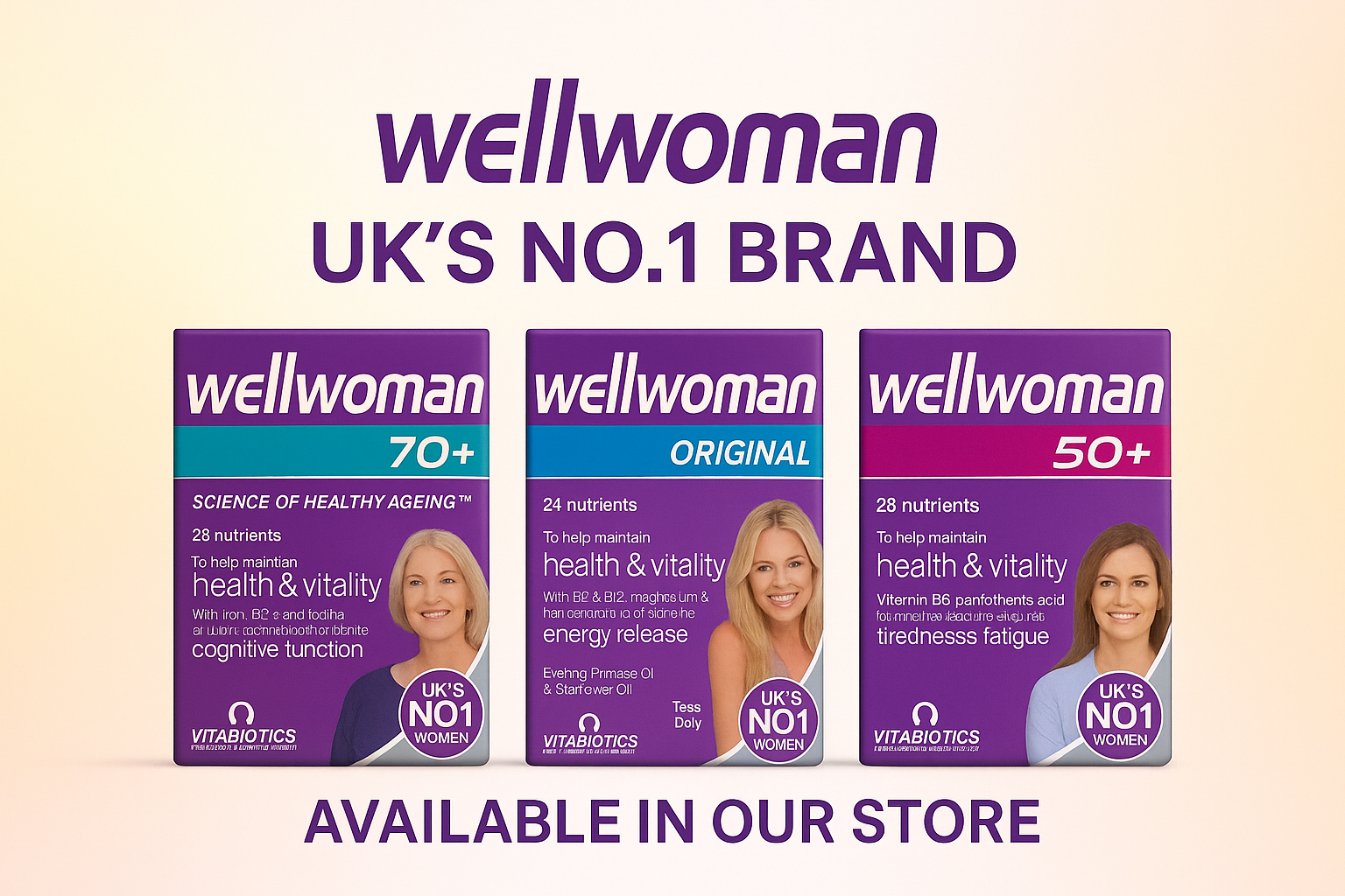 Wellwoman Supplements Advertisement